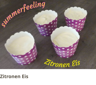 Zitronen Eis