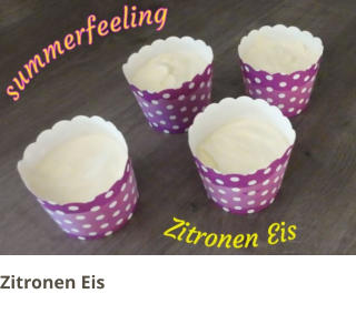 Zitronen Eis